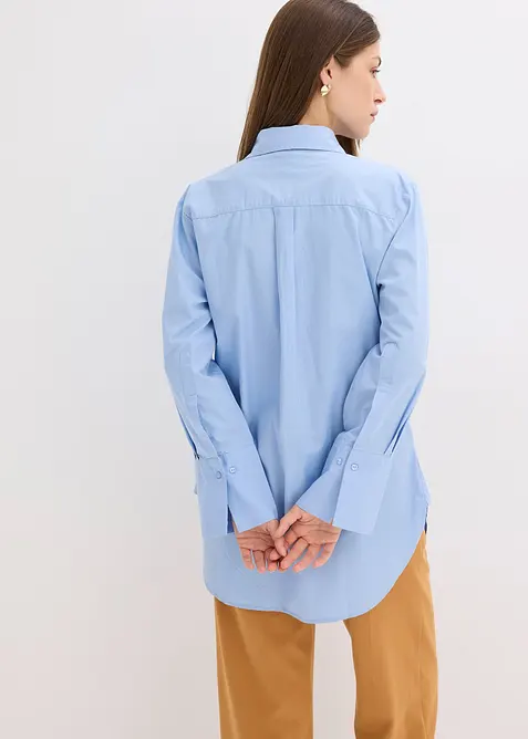 Camicetta con fiocco in puro cotone, bonprix