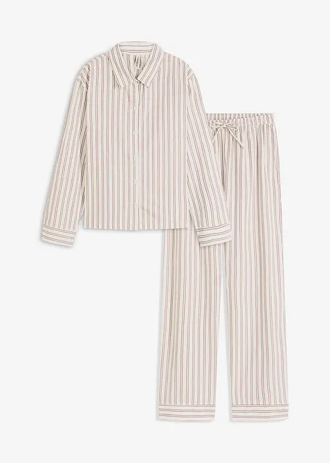 Tuta da casa oversize in tessuto di cotone, bonprix