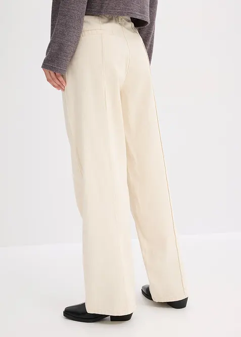 Pantaloni in twill di puro cotone, bonprix