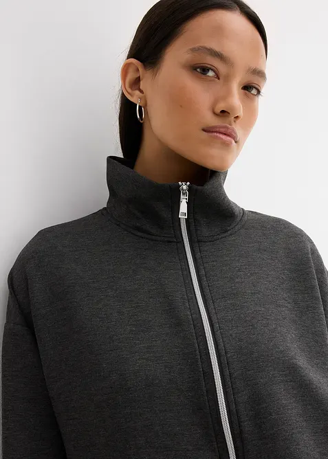 Giacca oversize in misto viscosa, bonprix