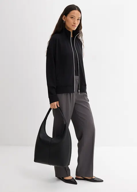 Giacca oversize in misto viscosa, bonprix