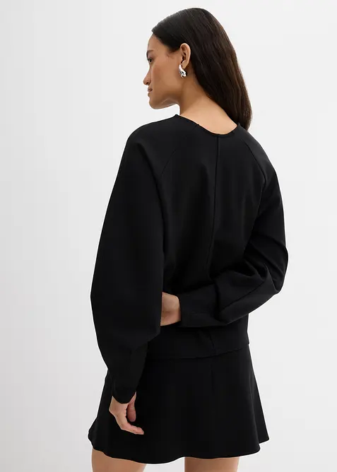 Maglia a maniche lunghe in morbido punto di Roma, bonprix