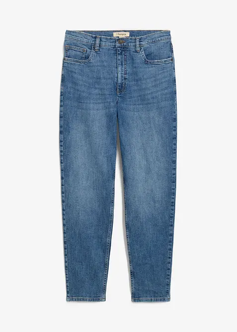 Mom jeans cropped, vita alta, bonprix