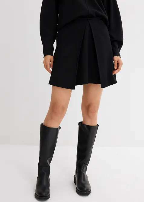 Minigonna in morbido punto di Roma, bonprix