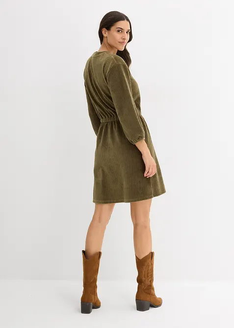 Abito in velluto a coste elasticizzato, bonprix