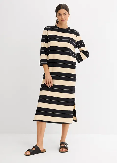 Abito in maglina di puro cotone, bonprix