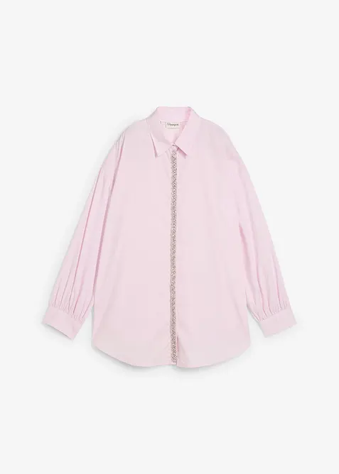 Camicia con applicazione di strass, bonprix