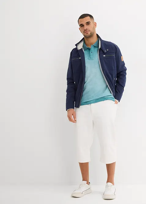 Polo in piquet effetto lavato, bonprix