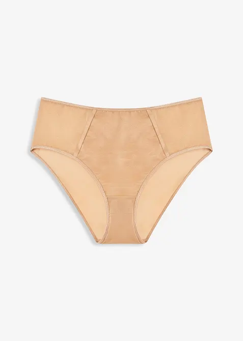 Slip alto con materiale lucido, bonprix