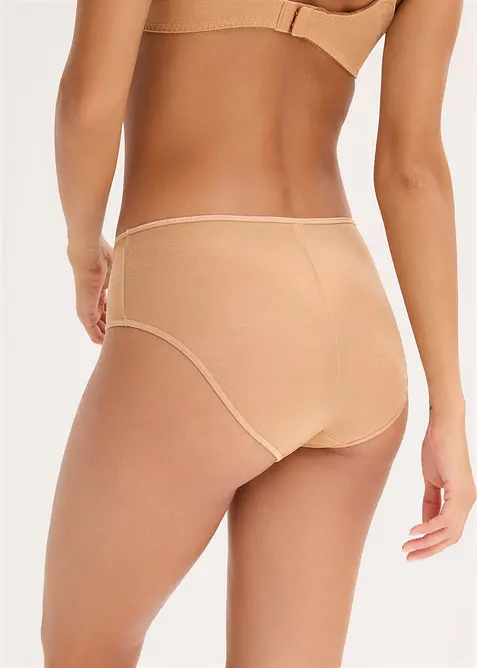 Slip alto con materiale lucido, bonprix