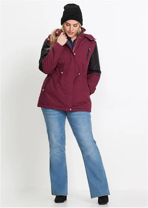 Jeans bootcut elasticizzati comfort, vita media, bonprix