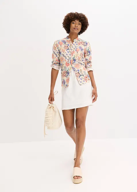 Camicetta in fantasia floreale, bonprix