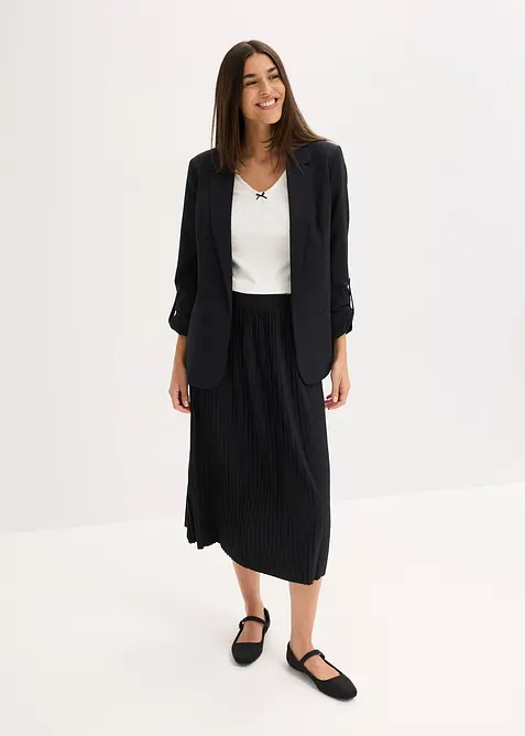 Gonna fluente in jersey misto viscosa, bonprix