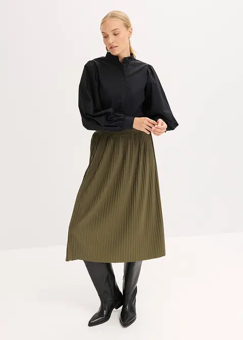 Gonna fluente in jersey misto viscosa, bonprix