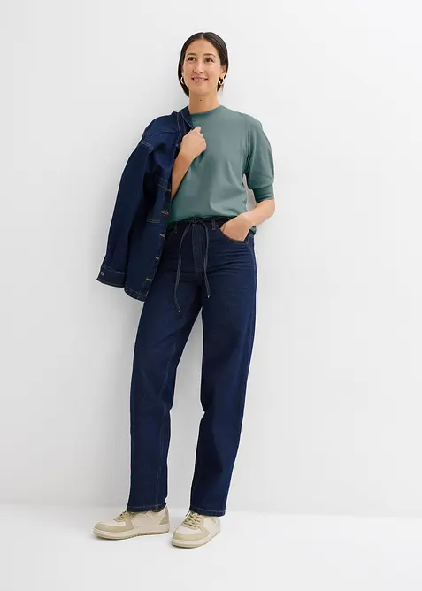 Maglia con maniche a sbuffo, bonprix