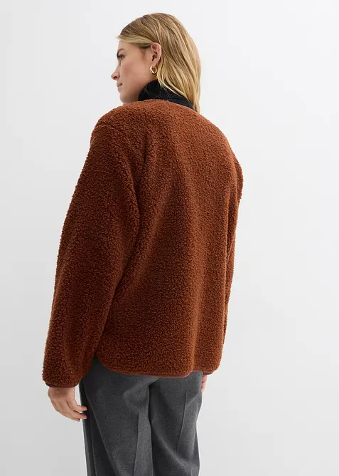 Giacca in pile teddy, bonprix