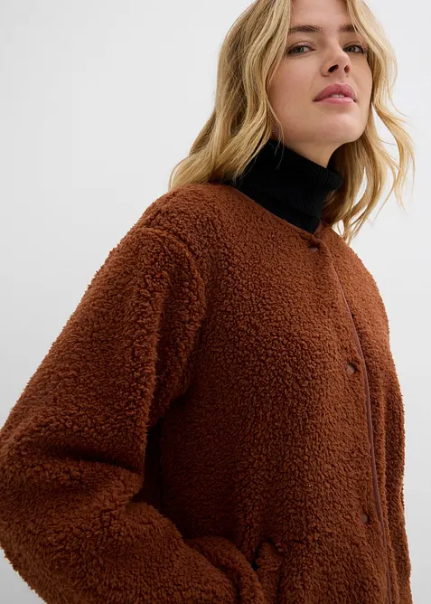 Giacca in pile teddy, bonprix