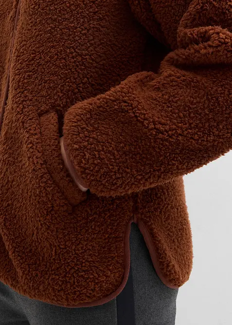 Giacca in pile teddy, bonprix