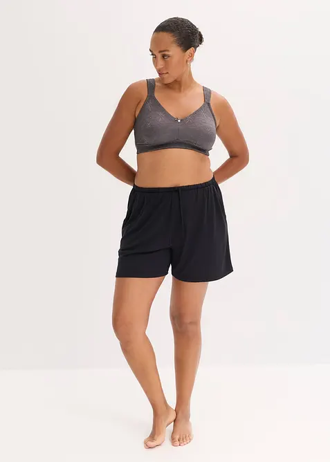 Reggiseno contenitivo senza ferretto con spalline imbottite, bonprix