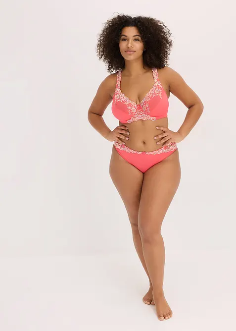 Reggiseno con ferretto e pizzo finemente lavorato (pacco da 2), bonprix