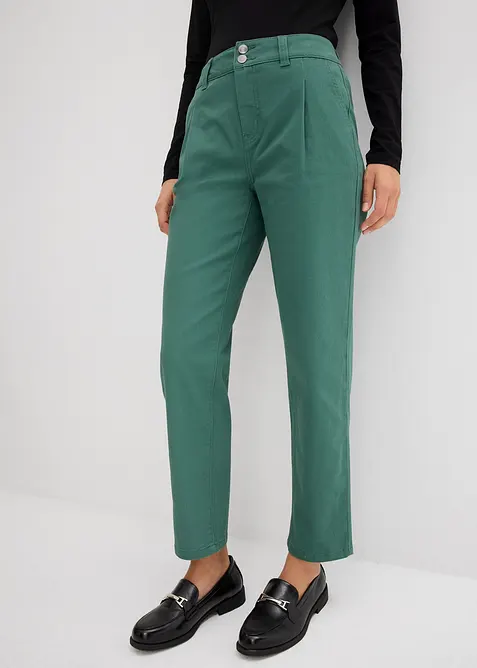 Pantaloni in twill in barrel shape, bonprix