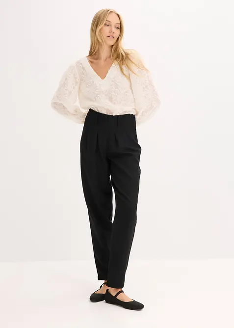 Pantaloni in simil lana, bonprix
