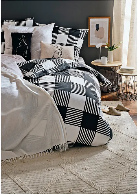 Biancheria da letto effetto lino, bonprix