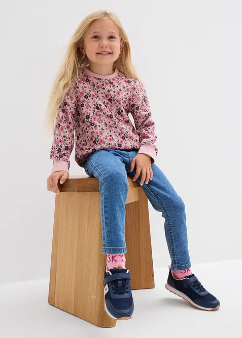 Jeggings mid waist con comodo elastico in vita, bonprix