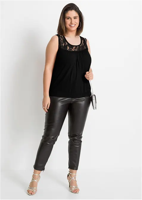 Top in misto viscosa, bonprix