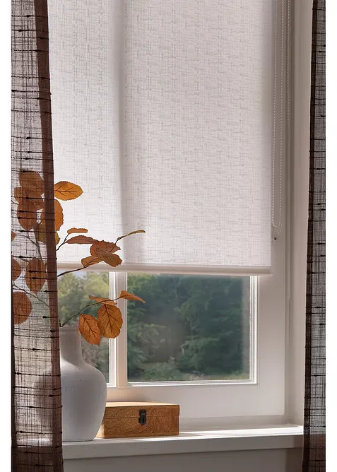 Tenda a rullo filtrante con effetto lino, bonprix