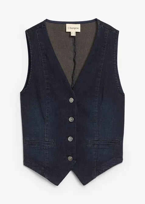 Gilet in jeans, bonprix