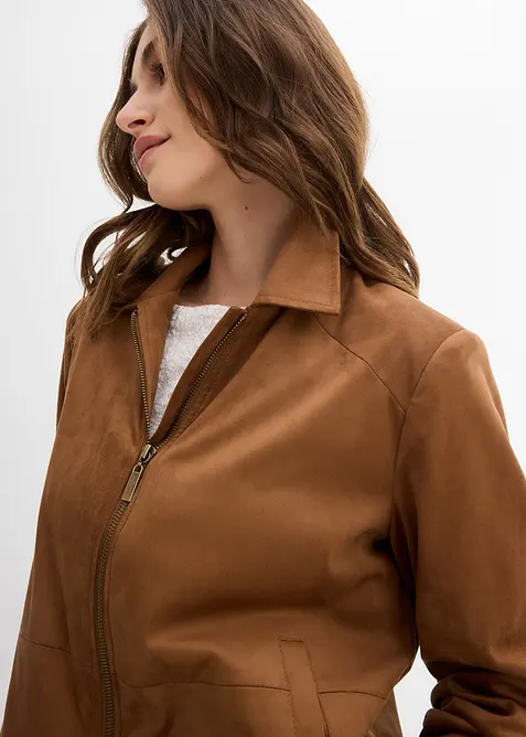 Giacca in similpelle scamosciata, bonprix