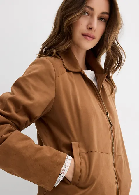 Giacca in similpelle scamosciata, bonprix