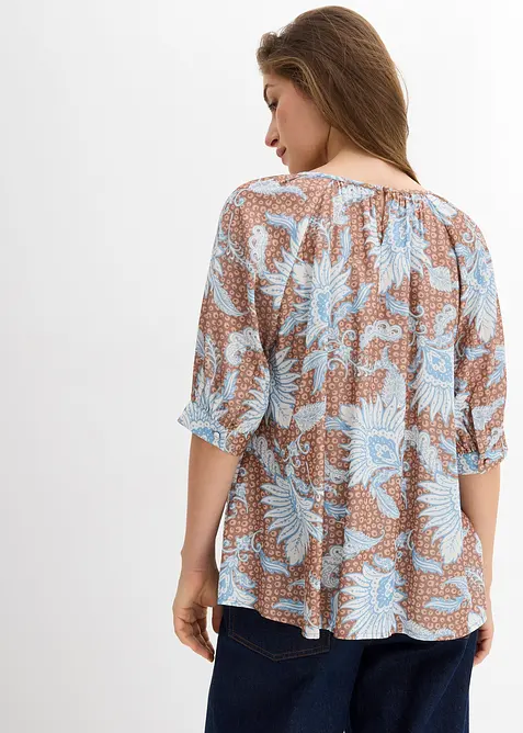 Blusa in misto viscosa fine, bonprix