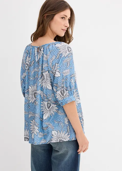 Blusa in misto viscosa fine, bonprix