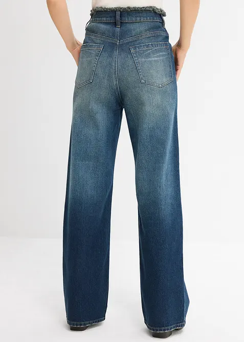 Jeans straight, vita alta, bonprix