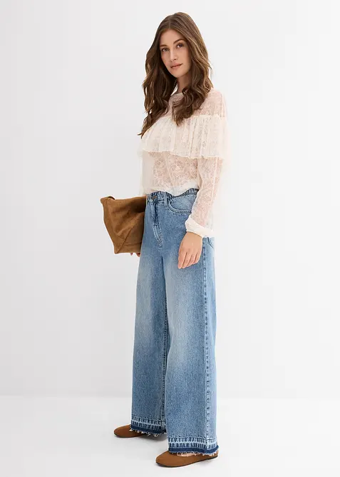 Blusa in pizzo, bonprix