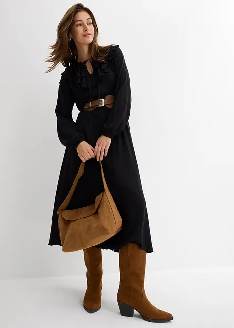 Abito lungo in viscosa fluente, bonprix