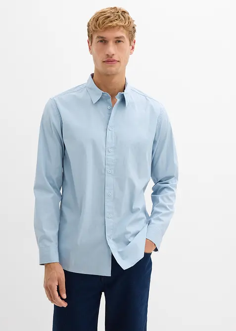 Camicia elegante elasticizzata, regular fit, bonprix