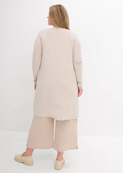 Cardigan lungo in morbido misto viscosa, bonprix