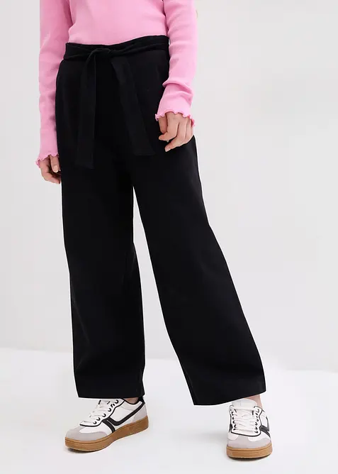 Pantaloni culotte in cotone biologico con elastico in vita, bonprix