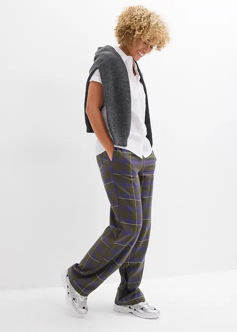 Pantaloni in flanella di cotone biologico, bonprix