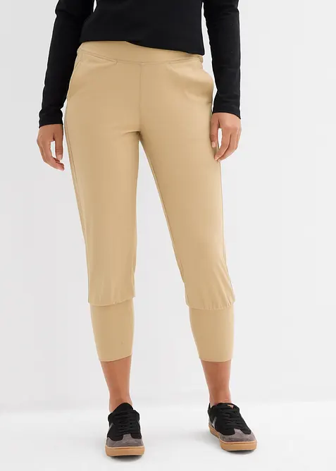 Pantaloni capri, ultra morbidi, bonprix