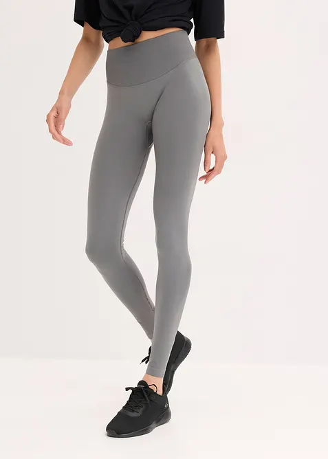 Leggings sportivi senza cuciture, arricciati dietro, bonprix