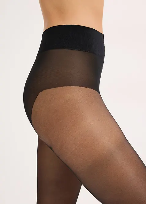 Collant semitrasparenti, 30 DEN (pacco da 2), bonprix