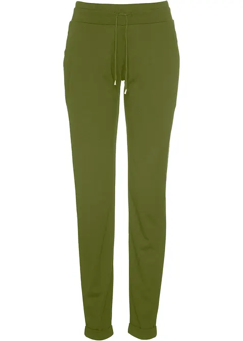 Pantaloni con elastico in vita in misto viscosa, bonprix