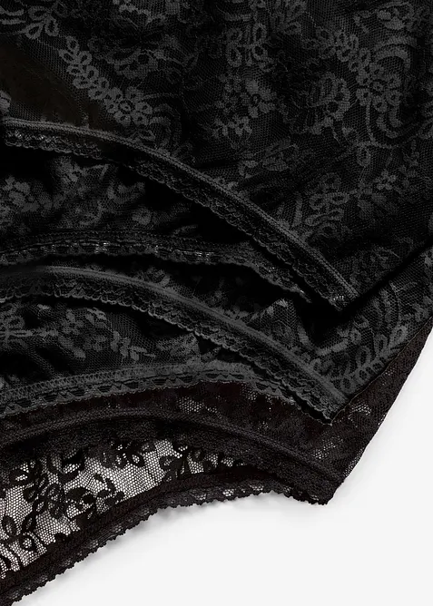 Slip a vita alta in pizzo (pacco da 3), bonprix