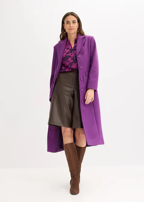 Camicetta di chiffon con dettagli smock, bonprix