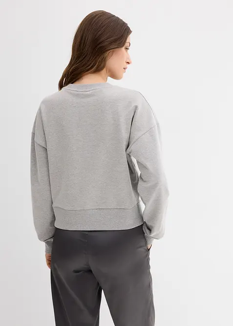 Felpa oversize in cotone, bonprix
