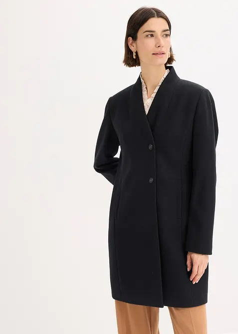 Cappotto corto in simil lana, bonprix